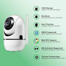 Load image into Gallery viewer, Connex WiFi 720P PTZ IP Camera Auto track Indoor