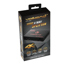 Load image into Gallery viewer, VolkanoX Define series HDMI Splitter 4 Way
