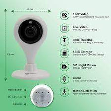 Load image into Gallery viewer, Connex Smart WiFi 720P IP Camera Indoor