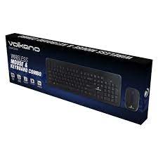 Volkano Cobalt series wireless keyboard mouse combo, choc keys
