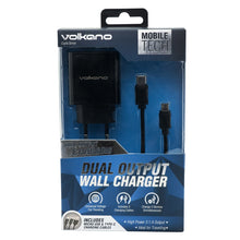Load image into Gallery viewer, Volkano Cupla series 3.1A Dual Output Charger
