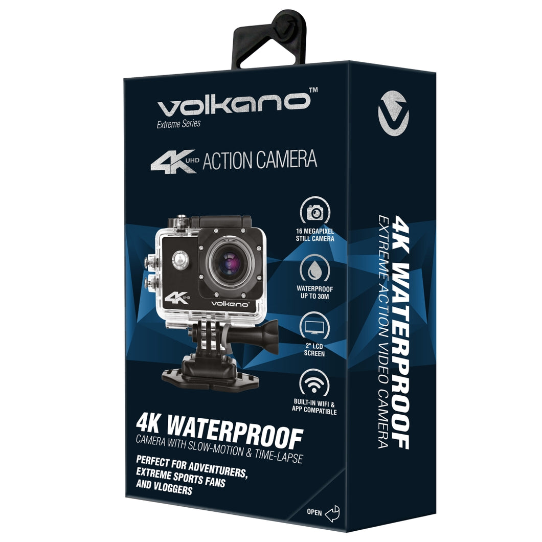 VolkanoX Vision 2.0 Plus UHD Full 4K Action Camera with Front Camera
