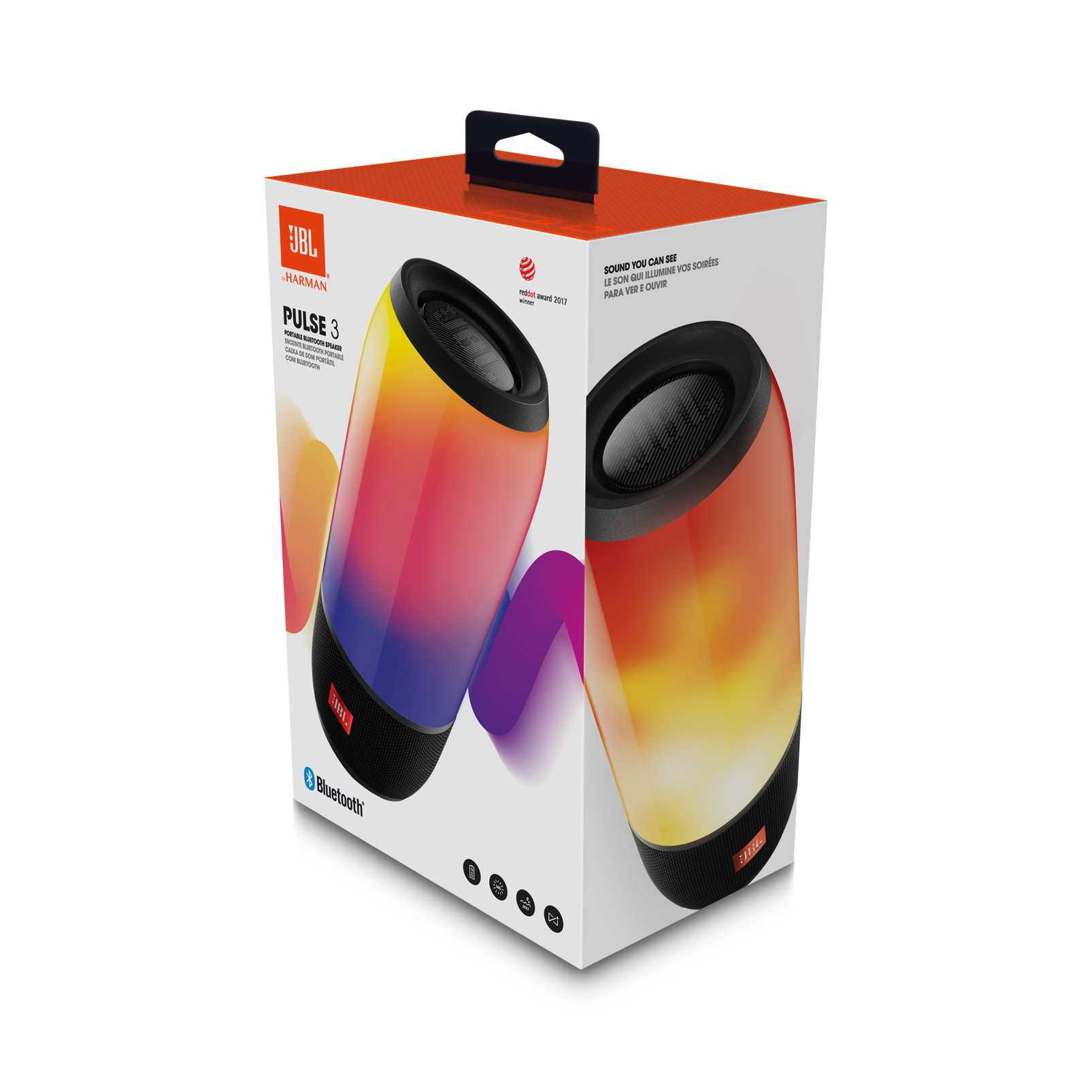 JBL Pulse 3 Waterproof portable speaker light – Essential Online