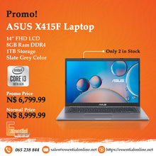 Load image into Gallery viewer, ASUS X415F Core i3 Notebbook

